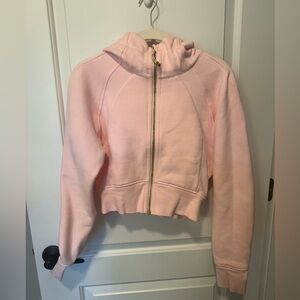 Lululemon Athletica Light Pink Cropped Jacket
